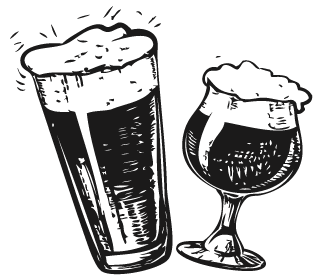 Icon of Beers for Craft Beer Menu