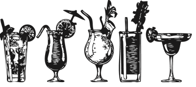 Icons of Different Cocktails